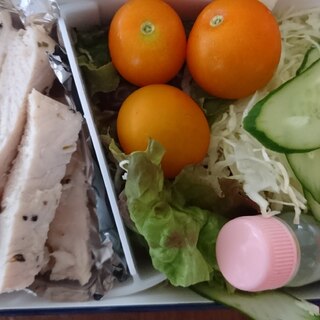 鶏肉のレモン煮サラダ